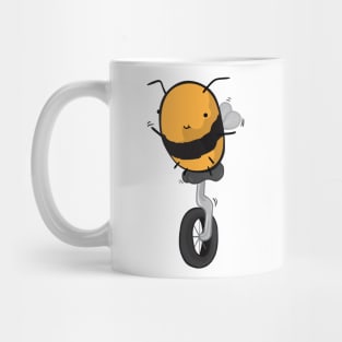 Bee on a unicycle Mug